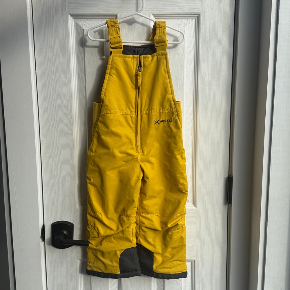 Mixed Set - The Children’s Place Jacket and Arctix Snow Bib, 3T Bright Yellow - Picture 6 of 10